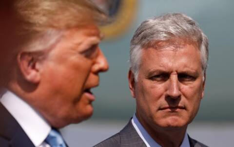 President Donald Trump's national security adviser O'Brien tests COVID-19 positive