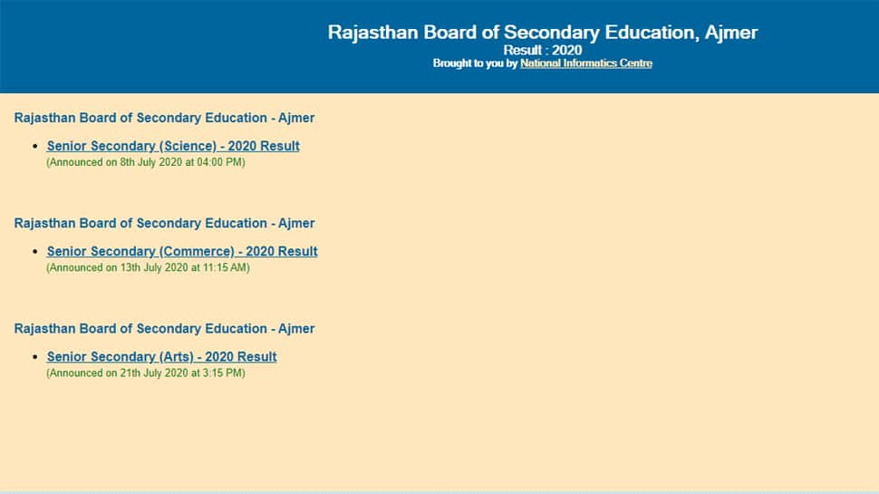 RBSE Class 10 results 2020 today at 4 pm, Rajasthan Board to activate link on rajresults.nic.in