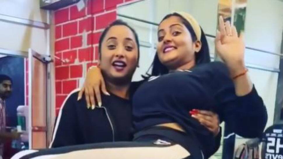 Bhojpuri beauties Rani Chatterjee and Anjana Singh&#039;s &#039;masti&#039; in old video is too cute to miss!