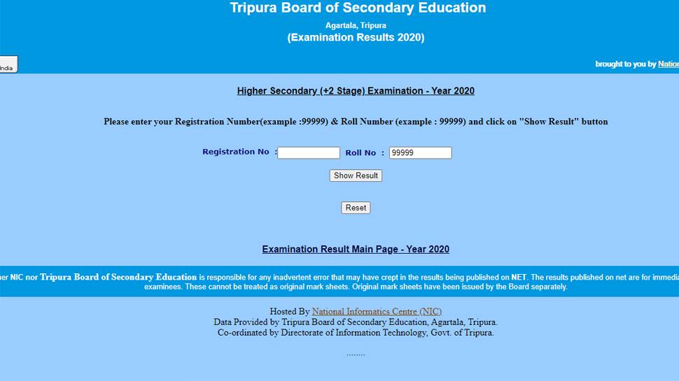 Tripura Board TBSE Uccha Madhyamik Class 12th Results declared, link active on tripuraresults.nic.in, check marks