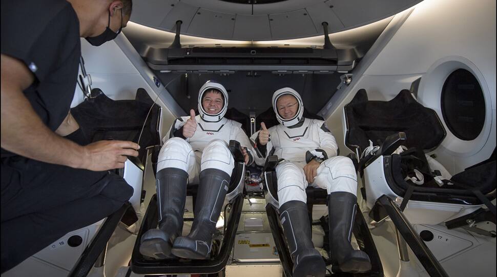 SpaceX Crew Dragon capsule with two NASA astronauts makes splashdown in Florida