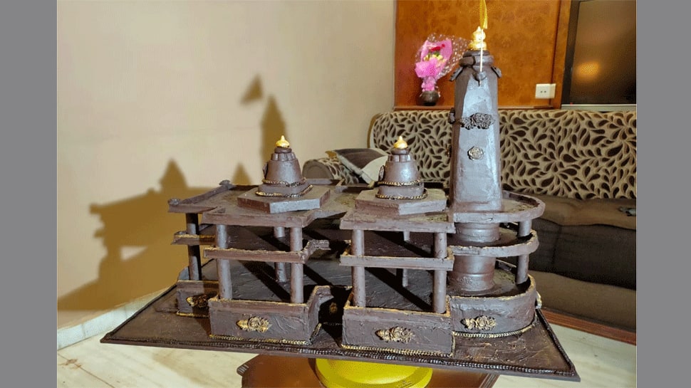 Ahmedabad resident prepares Ram Temple model using chocolates; says wants to present to PM Narendra Modi