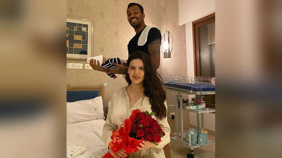 Hardik Pandya and Natasa Stankovic celebrate baby&#039;s arrival with these adorable pics