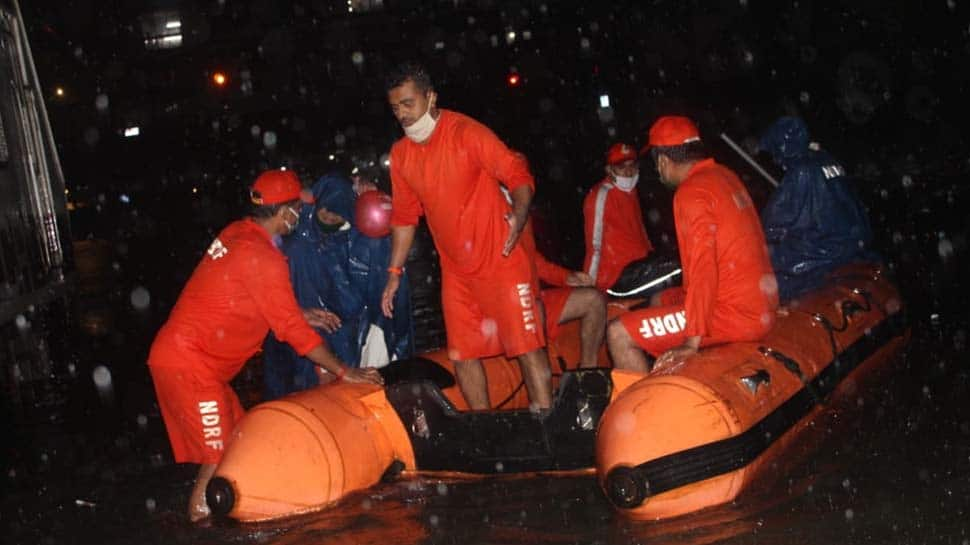 Two local trains stuck at Mumbai&#039;s Masjid station due to water-logging on railway tracks, over 200 passengers rescued