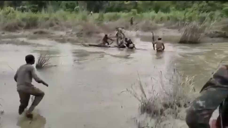 Daring rescue video of Kaziranga National Park forest guards in flood-hit Assam