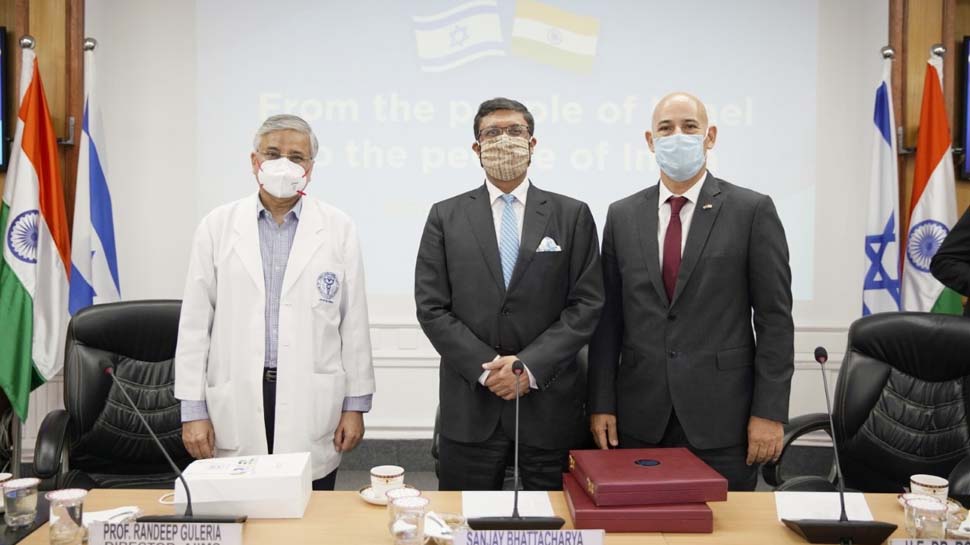 Israel shares advanced technology with AIIMS to tackle COVID-19