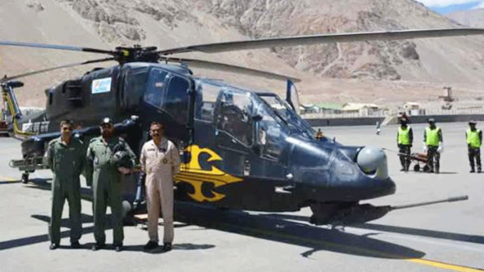 Two light combat helicopters developed by HAL deployed in ...