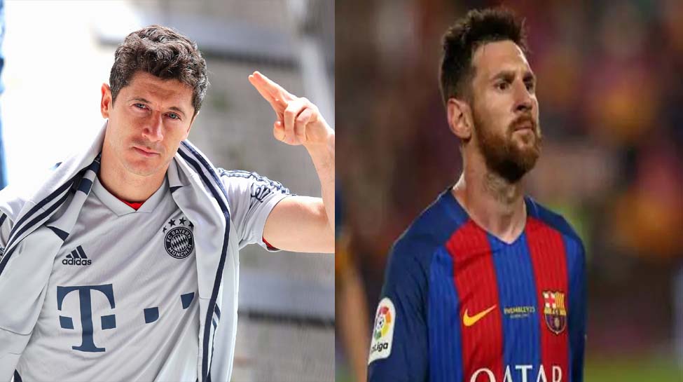 Robert Lewandowski a great player but Lionel Messi is from another planet: Quique Setien