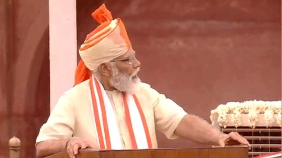 PM Narendra Modi addresses nation from the ramparts of Red Fort