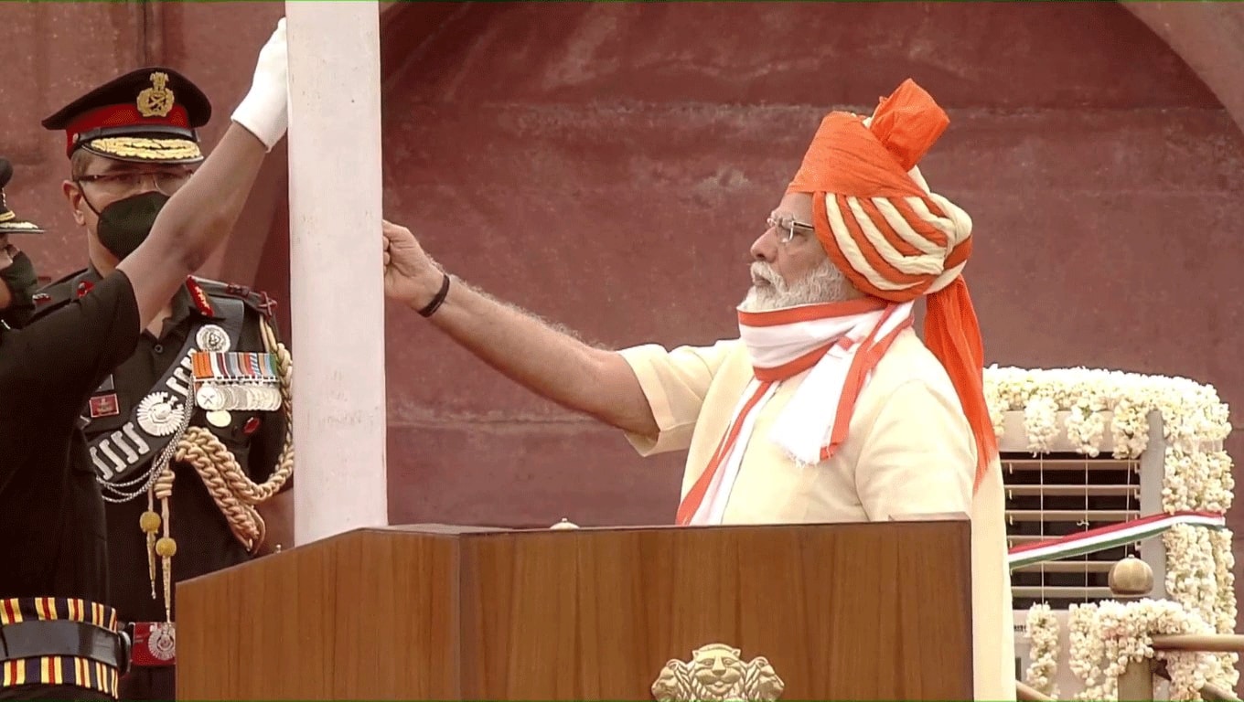 PM Narendra Modi addresses nation from the ramparts of Red Fort