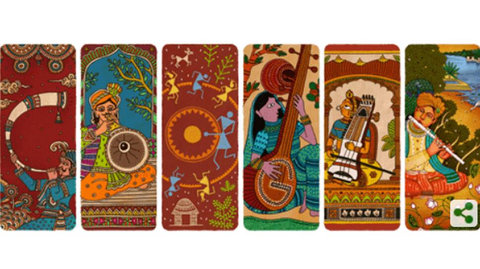 Google celebrates Indian independence with special Doodle representing country’s musical legacy