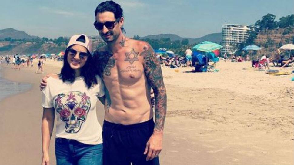 Sunny Leone spends beach time with hubby Daniel Weber