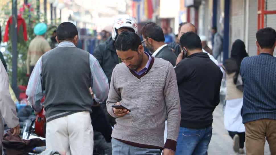 In J&amp;K&#039;s Ganderbal district, mobile 4G internet services restored on trial basis