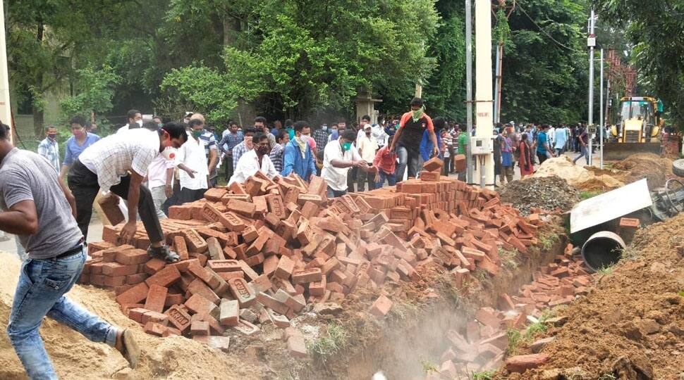 FIR registered against TMC MLA Naresh Bauri for razing gates of Poush Mela Ground