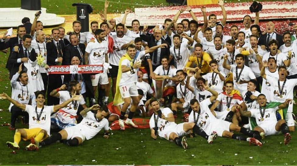 Sevilla beat Inter Milan 3-2 to lift sixth Europa League title