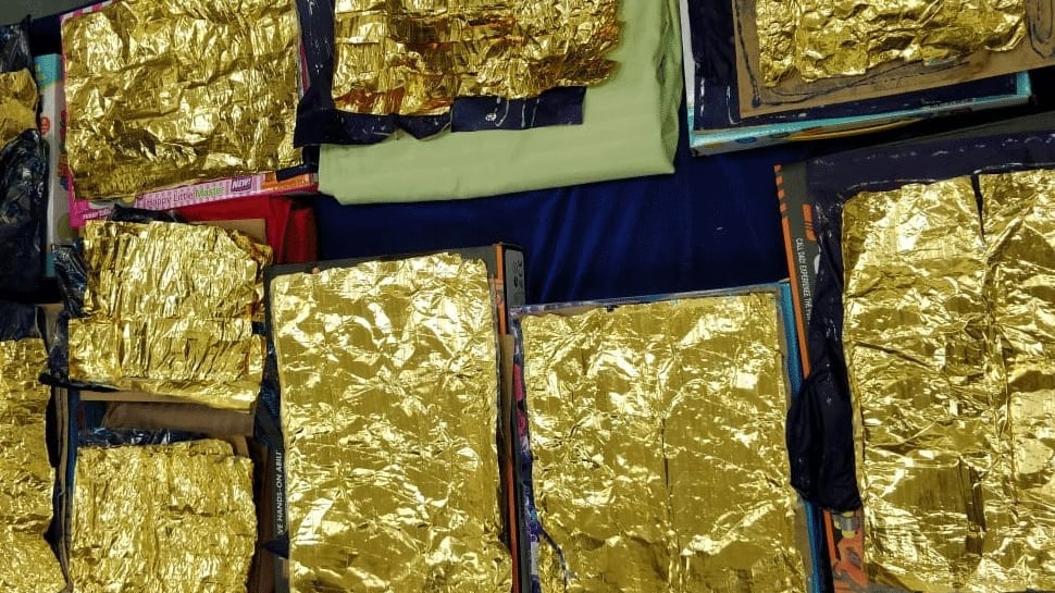 Hidden in cardboard sheets, gold foil worth USD 1.04 lakh seized at Chennai airport 