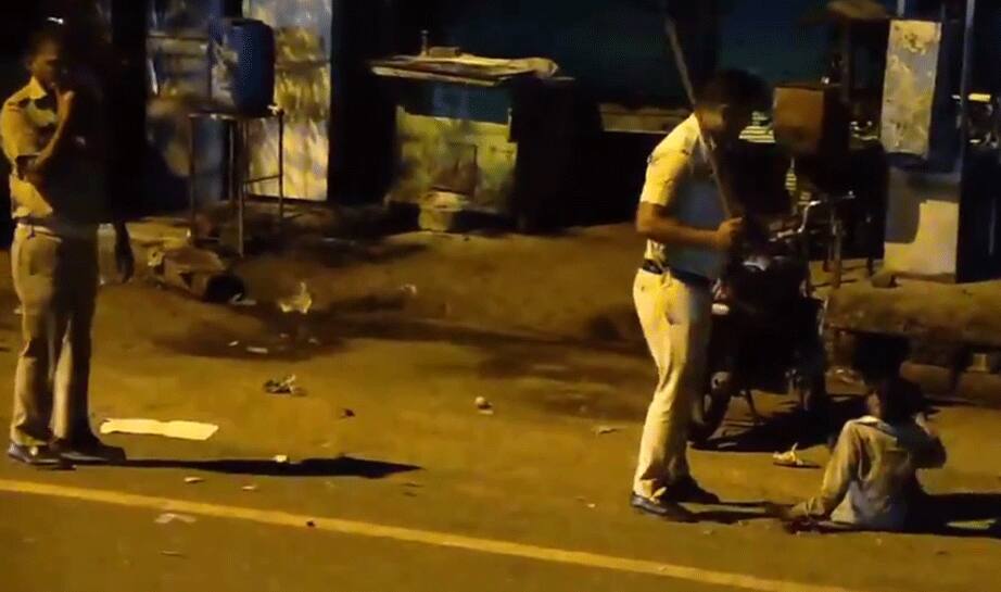 Video of a minor being beaten by a cop in Delhi goes viral; constable suspended