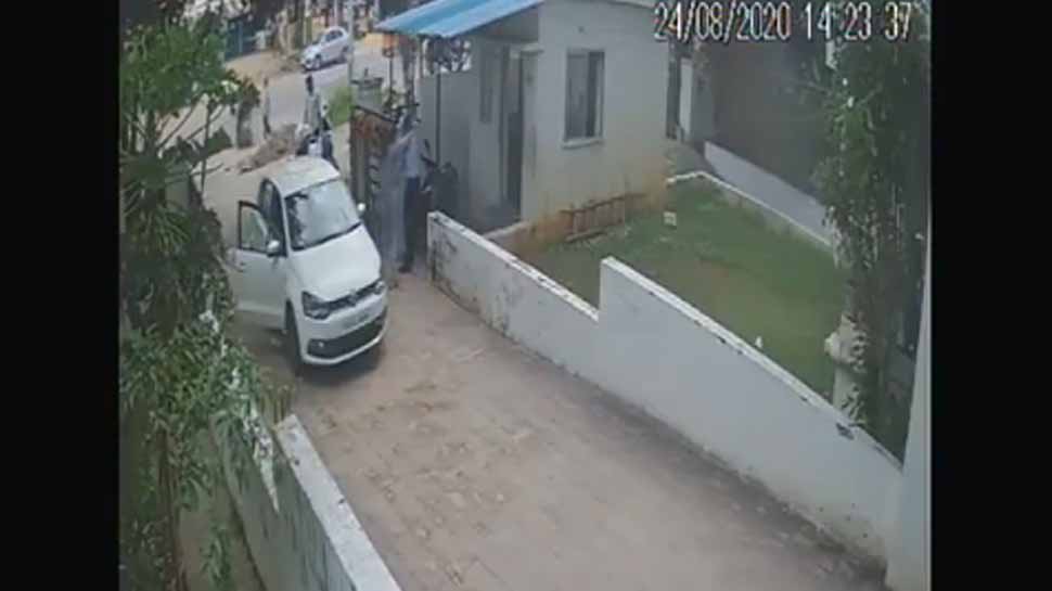 Telangana woman caught on camera thrashing watchman, video goes viral