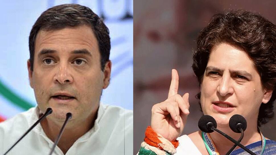 Rahul Gandhi, Priyanka Vadra attack Centre over plummeting GDP growth, JEE and NEET