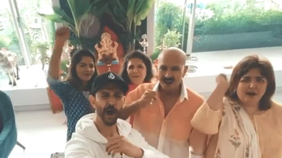 Hrithik Roshan shares glimpse of Ganesh Chaturthi celebration with family