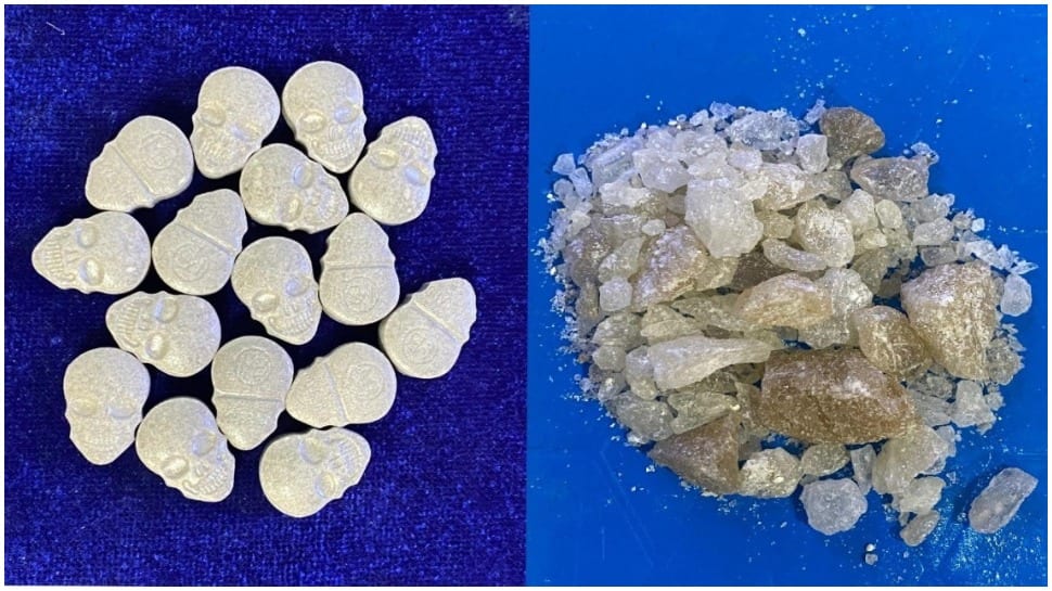 MDMA pills, crystals worth Rs 7 lakhs seized at Chennai Airport