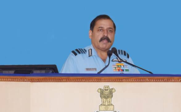 Air Chief Marshal RKS Bhadauria talks about national security at College of Air Warfare in Secunderabad 