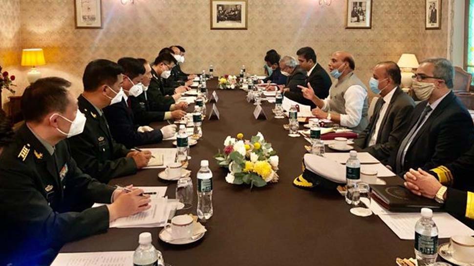 Union Defence Minister Rajnath Singh meets Chinese counterpart Wei Fenghe in Moscow amid border tension in eastern Ladakh