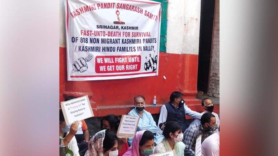 Non-migrant Kashmiri Pandits facing harassment and isolation, says leader; starts fast-unto-death