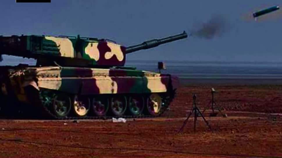 DRDO successfully test fires its Laser-Guided Anti Tank Guided Missile from MBT Arjun Tank 