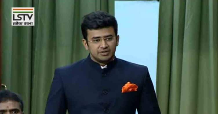 BJP MP Tejasvi Surya blames Twitter, Facebook for arbitrarily censuring &#039;nationalistic&#039; content 