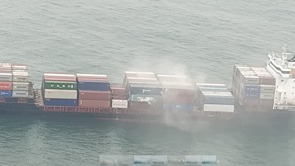 Fire breaks out on container vessel off West Bengal Coast, Coast Guard mobilizes ships and aircraft