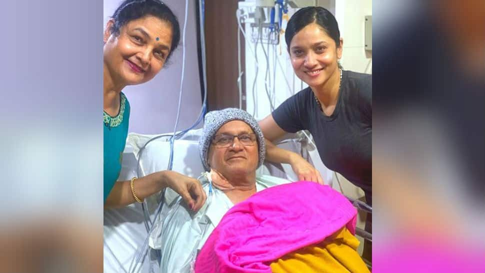 Ankita Lokhande posts pic with parents, pens heartwarming note for ailing father: I&#039;m what I&#039;m all because of you