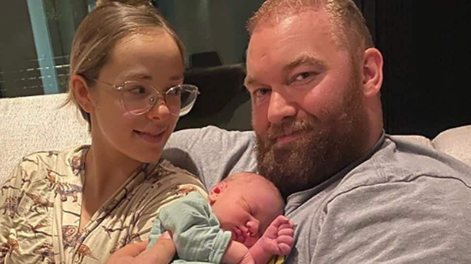 Game of Thrones fame Hafthor Bjornsson aka &#039;The Mountain&#039; and wife blessed with baby boy - First pics inside!