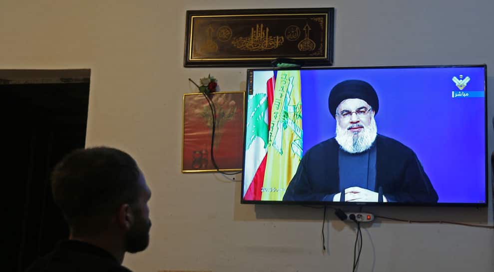 Hezbollah chief tells French President Emmanuel Macron can't act like Lebanon's ruler