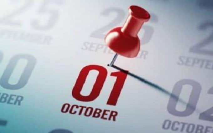 Why is October 1 important and what are 10 big changes that will impact you from today