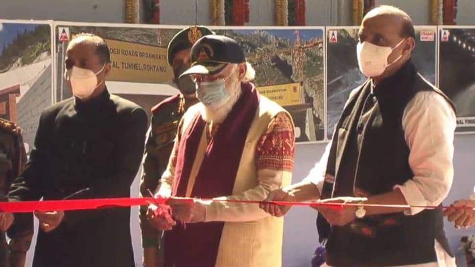 PM Narendra Modi inaugurates Atal Tunnel connecting Manali to Lahaul-Spiti Valley