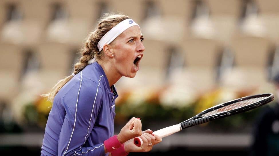 French Open: Petra Kvitova survives stern test against teenager Leylah Fernandez