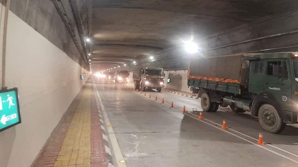 First Indian Army convoy passes through newly-inaugurated Atal Tunnel: Watch