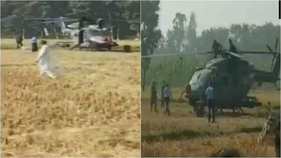 IAF's Dhruv chopper develops snag, makes precautionary landing in UP's Saharanpur IAF's Dhruv chopper develops snag, makes precautionary landing in UP's Saharanpur