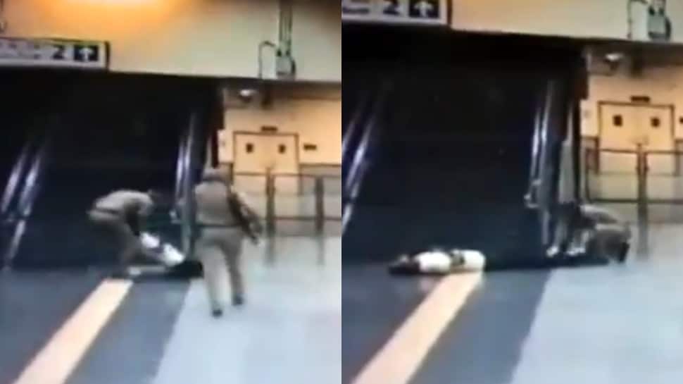 CISF personnel saves passenger&#039;s life by giving CPR at Delhi Metro&#039;s Ghitorni station; watch