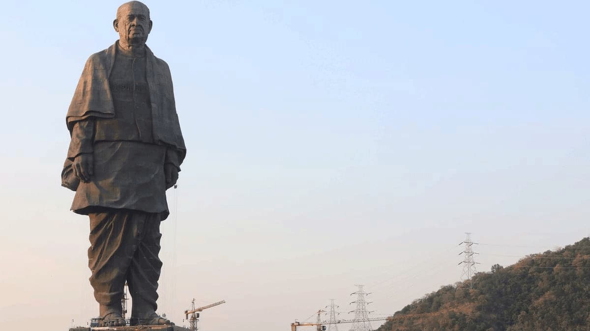 Statue of Unity is nearly 100 feet taller than China's Spring Temple Buddha