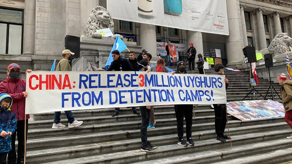 Several organizations protest against China&#039;s brutal repression of Uyghurs and release of detained Canadians