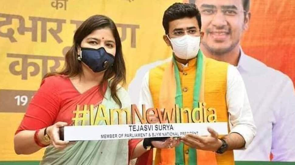 Will strive to conquer the unconquered, says BJP&#039;s Tejasvi Surya after taking charge as BJYM chief