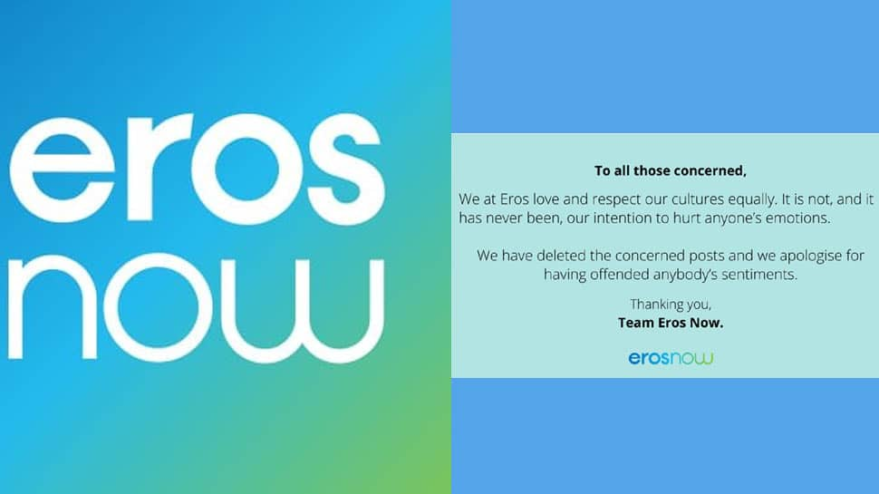 Eros Now issues apology over controversial Navratri posts on social media, Twitterati call for boycott!