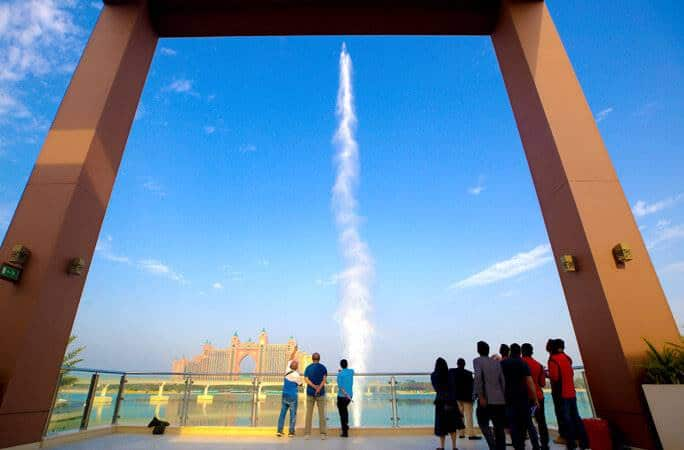 Dubai fountain largest in world