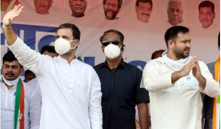 Don&#039;t lie Modi Ji, did you give jobs to Biharis: Rahul Gandhi in joint rally with Tejashwi Yadav   