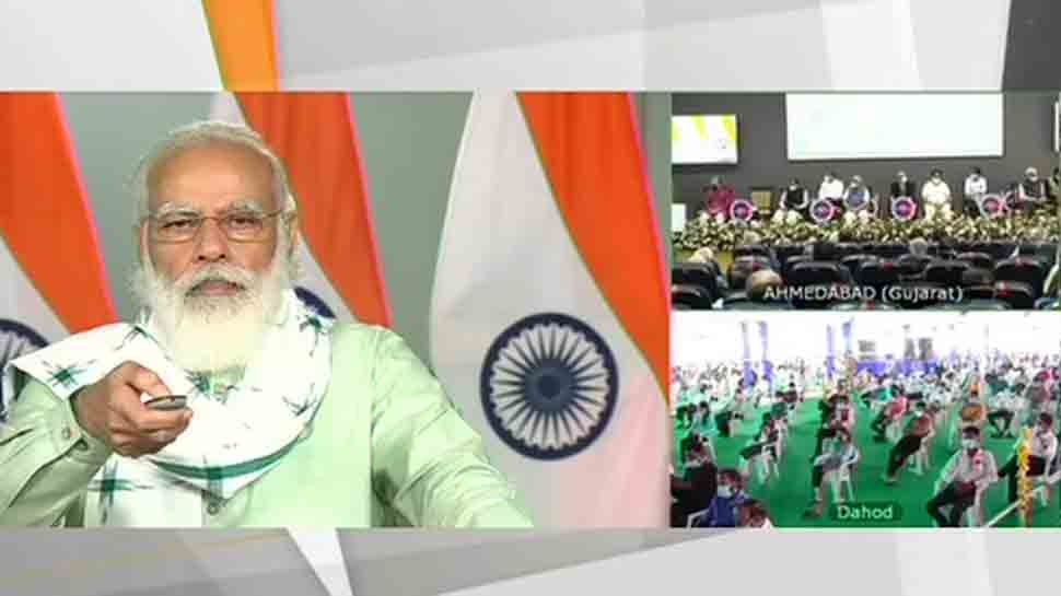 PM Narendra Modi inaugurates Paediatric Heart Hospital, Girnar ropeway, Kisan Suryodaya Yojana in Gujarat