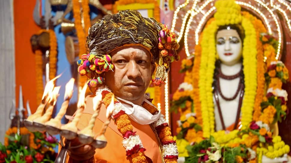 Uttar Pradesh CM Yogi Adityanath performs &#039;Kanya Pujan&#039;, extends wishes on Dussehra 
