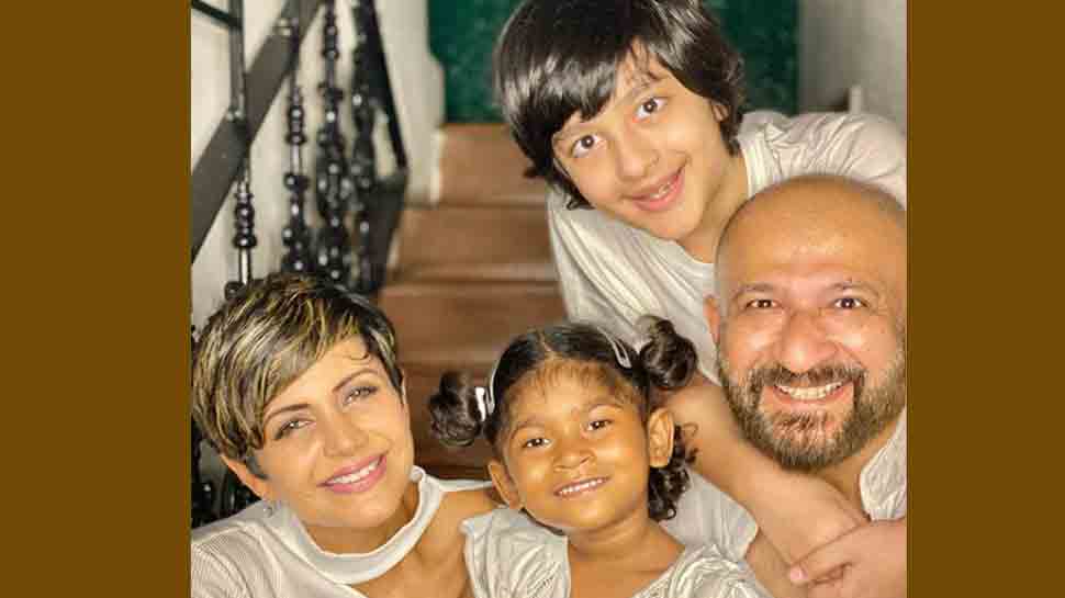 Mandira Bedi, husband adopt baby girl, share photo, adorable posts — Check