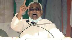 Slipper flung at Bihar CM Nitish Kumar after Muzaffarpur rally, 3 arrested 